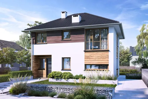 modular / timber frame — Max Family - DR 2 - 122 m²